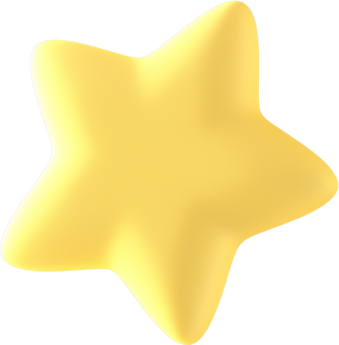 3D Floating Element Star